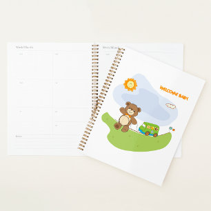 Teddybeer Welkom Baby Nursery Ontwerp Planner