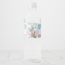 Teddybeerpeuterspeelzaalwelkomfeest Waterfles Etiket