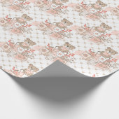 Teddyberen voor Baby Cadeaupapier (Hoek)