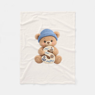 Teddychad Initial S Baby Jongen Cadeau Fleece Deken