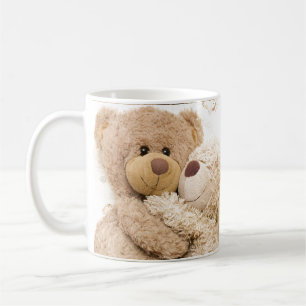 Teddylove, teddyberen liefde, schattig, schattig, koffiemok
