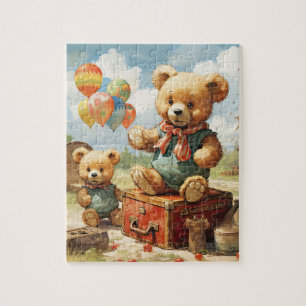 Teddy's Adventure Attend avec notre mignon puzzle