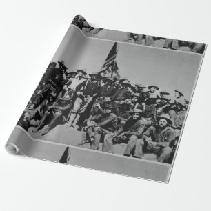 Teddy's Colts Teddy Roosevelt Rough Riders 1898 Cadeaupapier