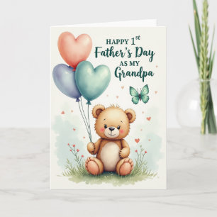 Teddy's Eerste Vaderdag Kaart
