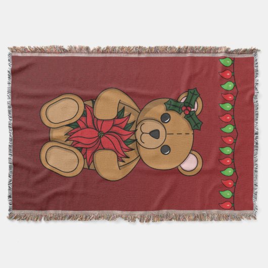 Teddy's Gift Throw Blanket Deken (Voorkant)