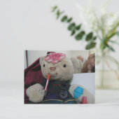 teddy's Lip gloss Briefkaart (Staand voorkant)