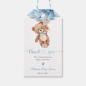 Teddyspeelgoed cadeautag voor babyshower cadeaulabel (Voorkant)