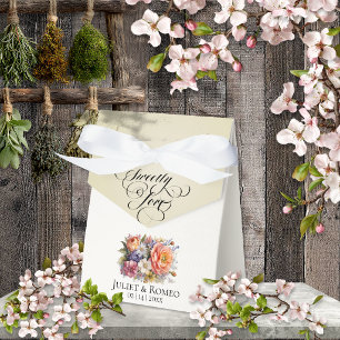 Teder Liefde Wilde Bloemen - Tarwe Bedankdoosjes
