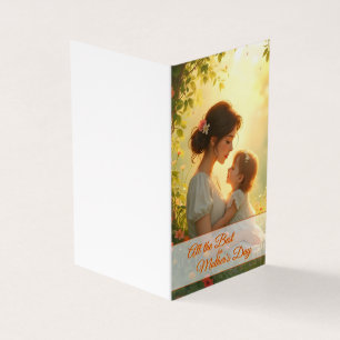 Teder Moederlijke Liefde in Bloeiend Licht Kaart