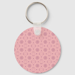 Teder Roze Pixels Sleutelhanger
