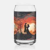 Teder Stel Blikvorm Glas (Links)