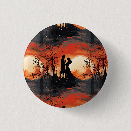 Teder Stel  Ronde Button 3,2 Cm (Voorkant)