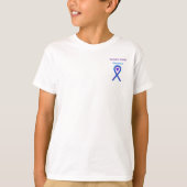 Tediatric Stroke Awareness Heart Ribbon T-Shirt (Devant)