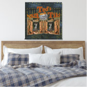 Ted's Pagan Tiki Shack Canvas Afdruk (Insitu (Slaapkamer))