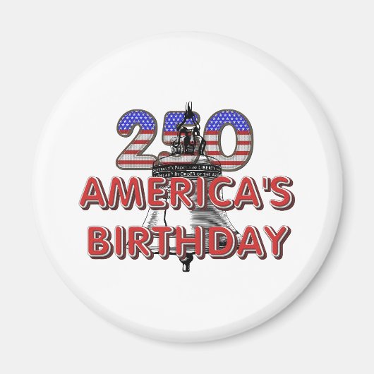 TEE America's 250th Birthday Magnets (Devant)