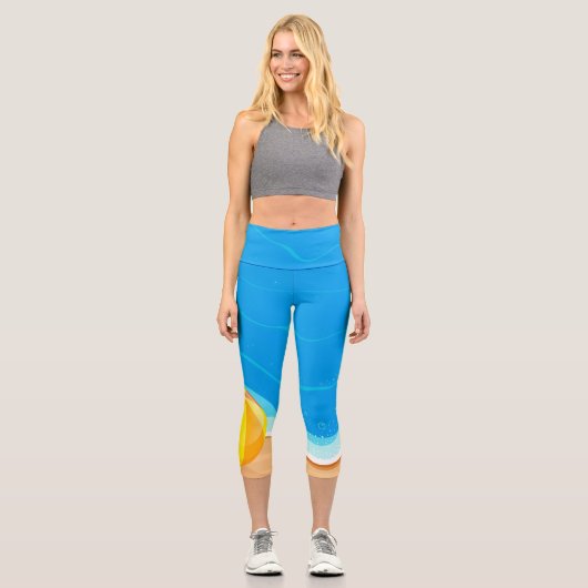 TEE Beach Born Capri Leggings (Recto)
