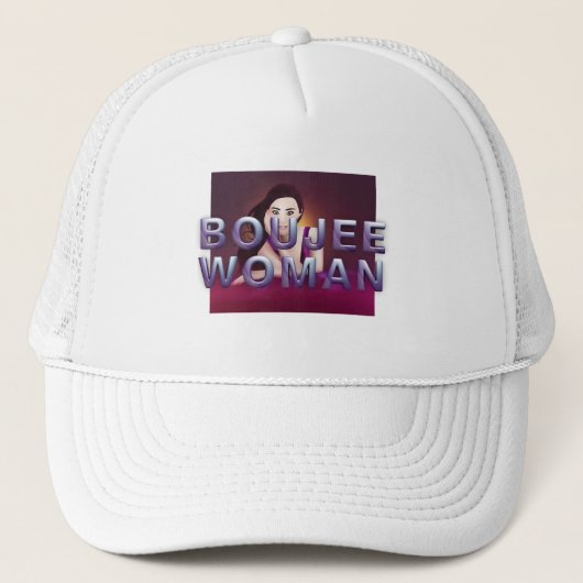 TEE Boujee Vrouw Trucker Pet (Voorkant)