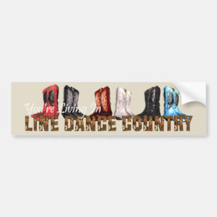 TEE Country Lijn Dans Bumpersticker