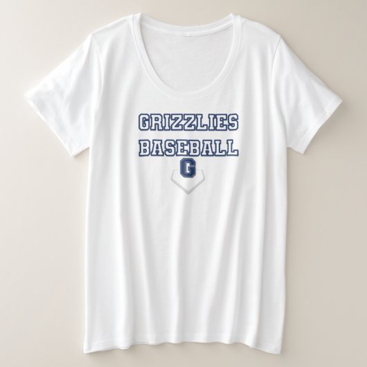 Tee de baseball des Grizzlies (Design devant)