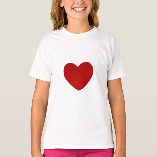Tee de coeur pour enfants T-shirt (Devant)