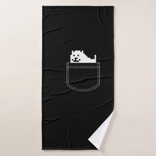 Tee de poche de chien sous-jacente (Serviette de bain)