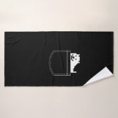 Tee de poche de chien sous-jacente (Serviette de bain)