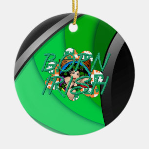 TEE Geboren Ier Keramisch Ornament