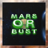 TEE Mars of Bust Raamsticker (Vel 2)