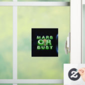 TEE Mars of Bust Raamsticker (Huis)