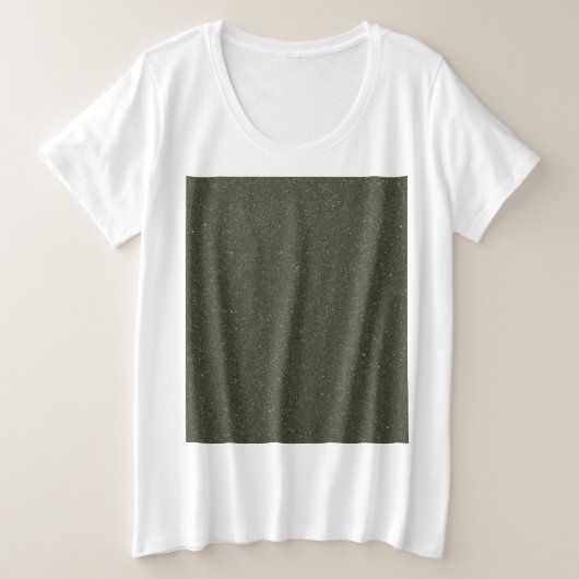 Tee minimaliste Verte de mousse - Personnalisable (Design devant)