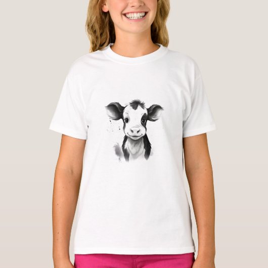 👕 🐄 "Tee Moo-velous" - T-shirt à imprimer pour l (Devant)