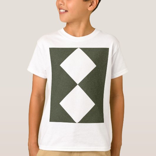 Tee Moss Green Double Diamond - T-Shirt (Devant)