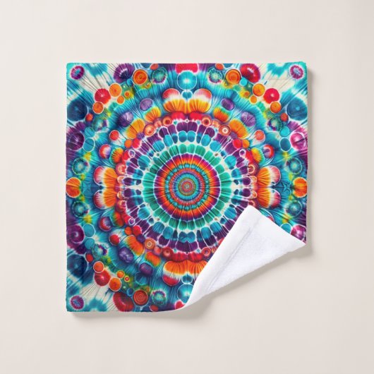 Tee Motif multicolore (Gant de toilette)