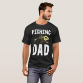 Tee Papa Pêcheur Squelette Poisson Os T-Shirts Den (Devant entier)