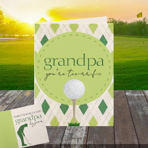 Tee-rrific Persoonlijke Argyle Golf Opvouwbare Cad Kaart