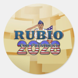 TEE Rubio 2028 Ronde Sticker