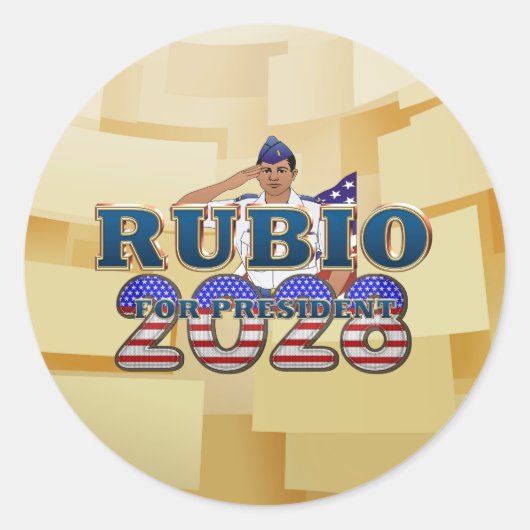 TEE Rubio 2028 Ronde Sticker (Voorkant)