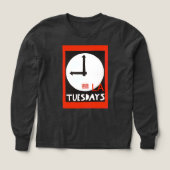 Tee-shirt à manches longues - Toute taille (Motif recto)