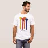 Tee Shirt Drôle T-Shirt de Golf (Devant entier)