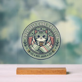 Tee-shirt graphique de chat de soins personnels co (Neutre)