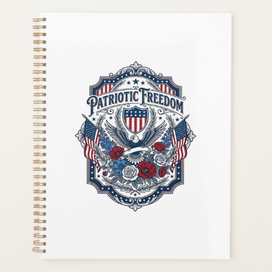 Tee-shirt graphique vectoriel de fleuriste patriot (Devant)