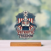 Tee-shirt graphique vectoriel infirmière patriotiq (Neutre)