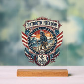 Tee-shirt graphique vectoriel Patriotic Beachcombe (Neutre)