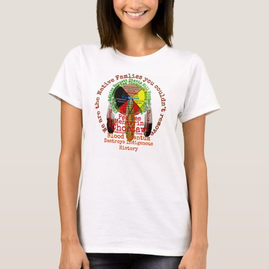 Tee Shirt Indigenous Families Totem (Voorkant)