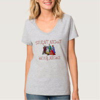 TEE SHIRT NATIVITY SCENE GRAY