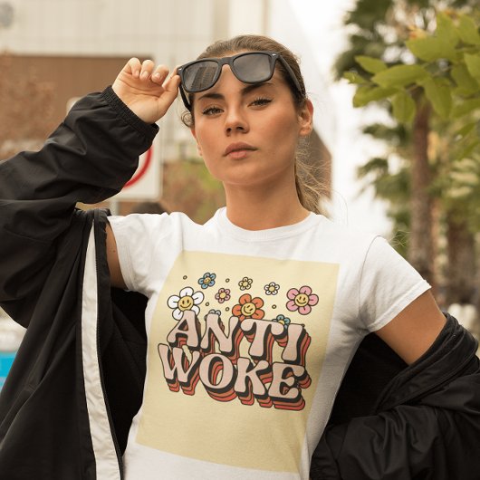 TEE - SHIRTS DE STYLE RÉTRO DE T-SHIRTS ANTI-WOKE