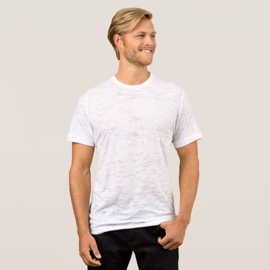T-shirt homme délavé et ajusté, Blanc vieilli