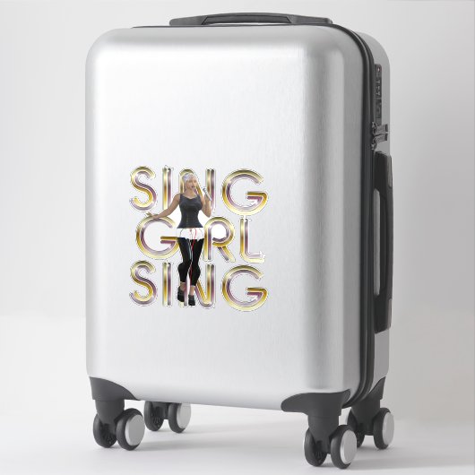 TEE Sing Girl Sing Sticker (Koffer)