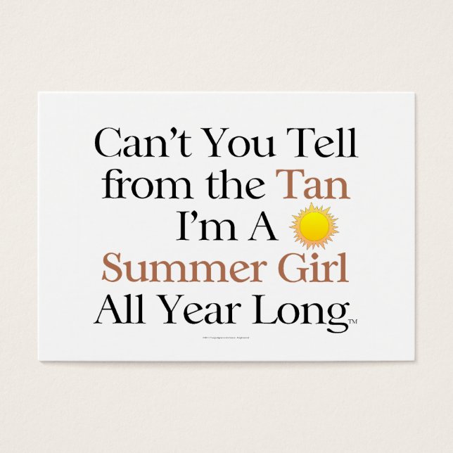 TEE Summer Girl Tan (Devant)