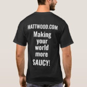 Tee T-Shirt (avec dos) de sauce chaude de Hattwood (Dos)